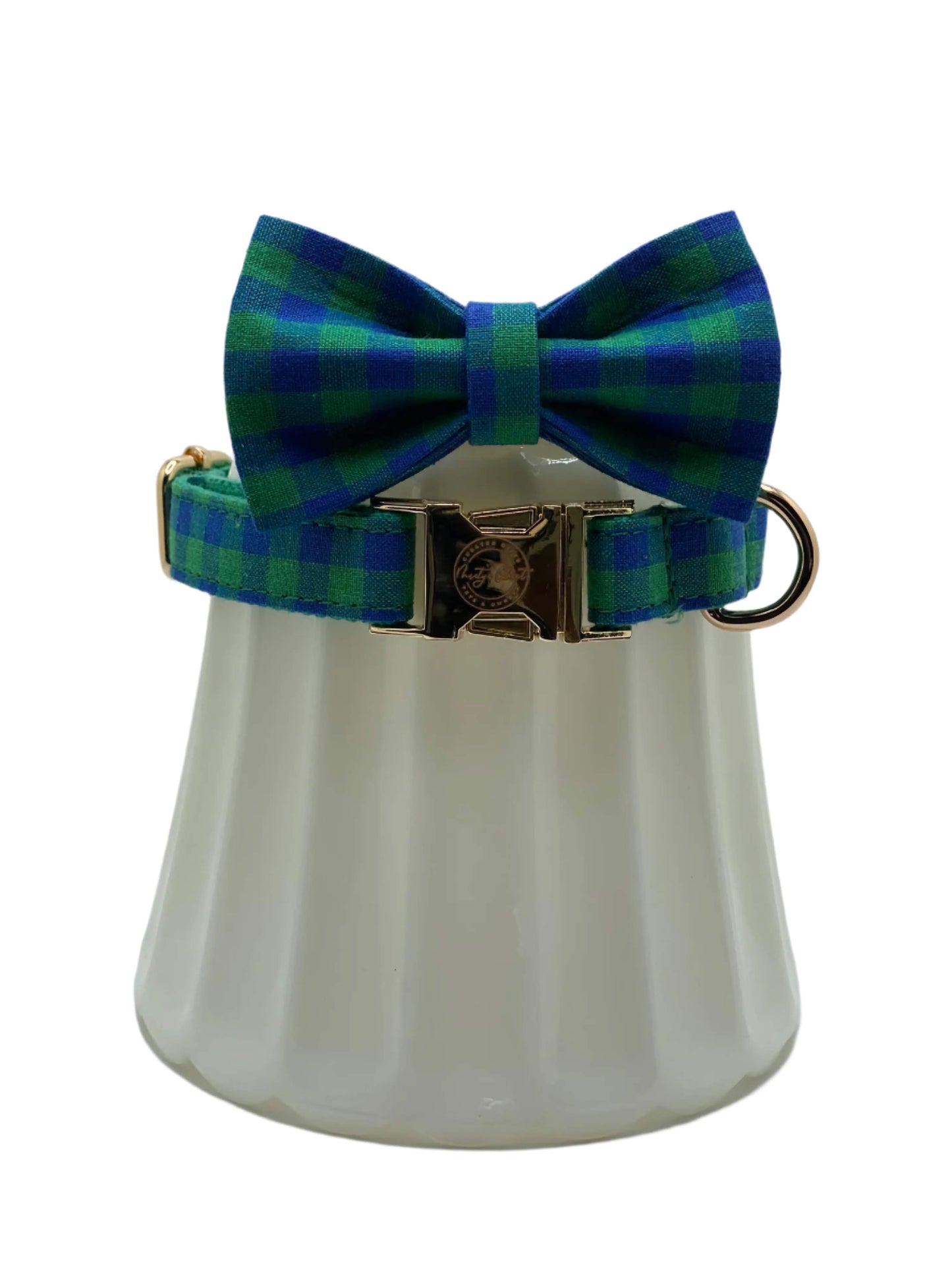 The Walking Dog Set-Blue Green Plaid