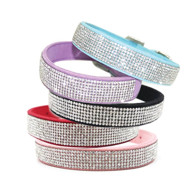 VIP Bling Collar: Fuchsia Pink