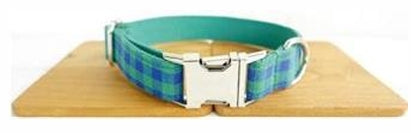 The Walking Dog Set-Blue Green Plaid