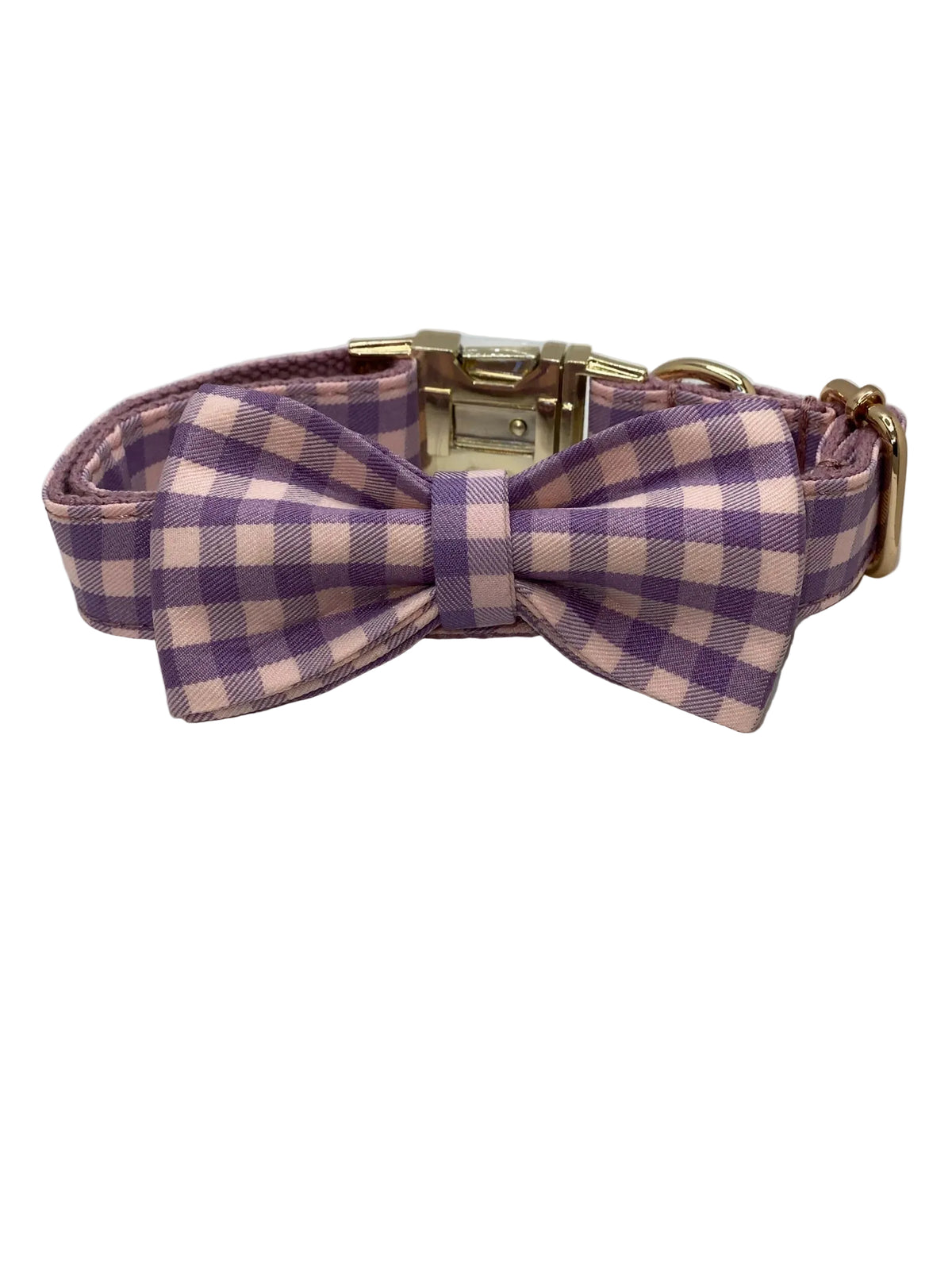 The Walking Dog Set - Pink & Violet Plaid