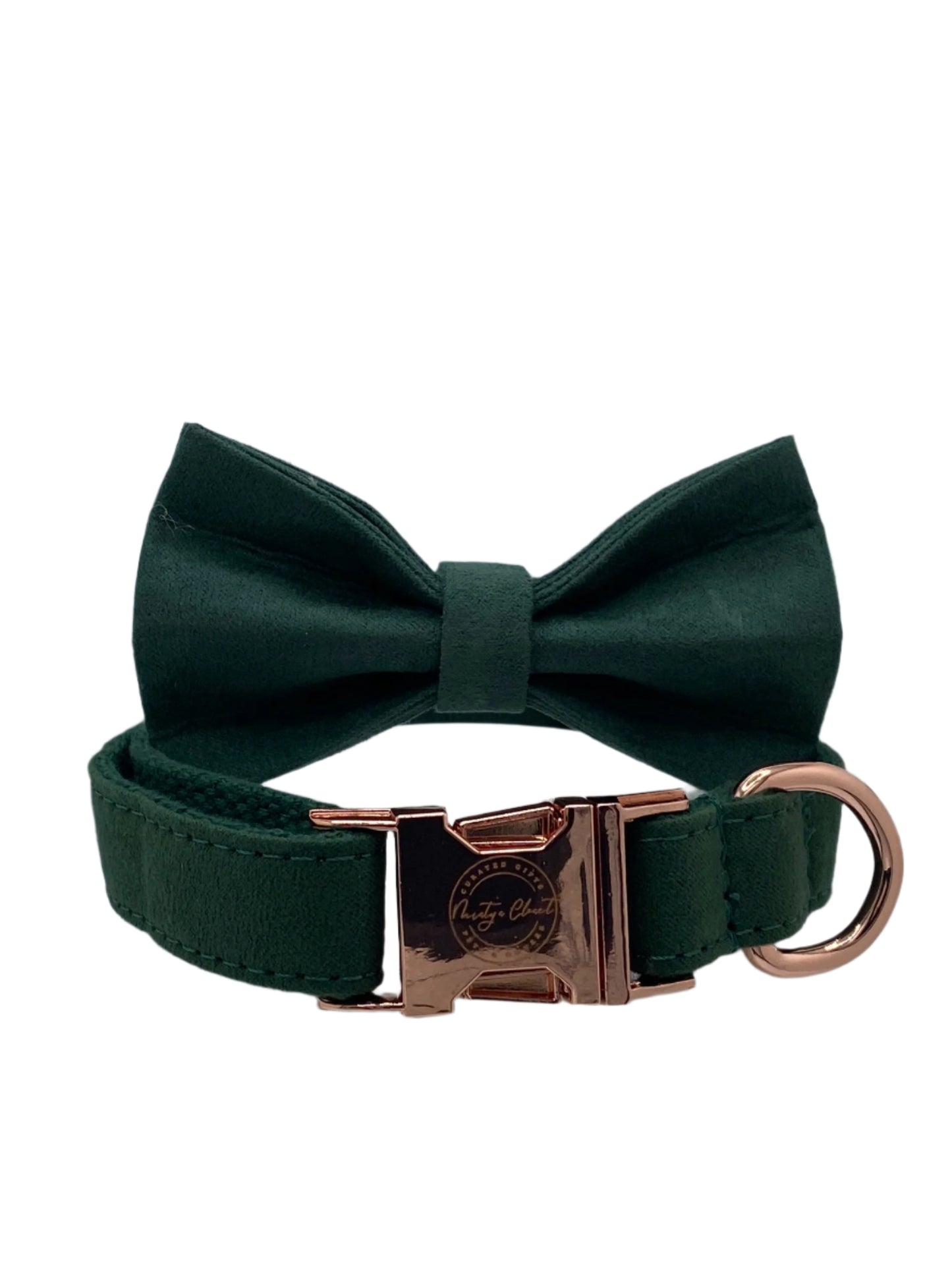 The Green Day Bowtie Collar Set (Rose Gold)