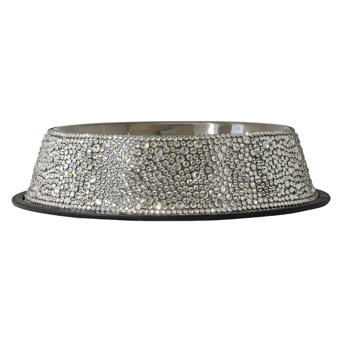 Rhinestone Strass Dog Bowl: Large 20oz