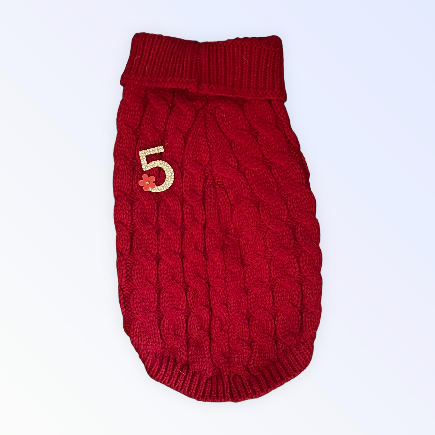 Luxury Cable Knit Dog Sweater- Chic, Cozy and Timeless