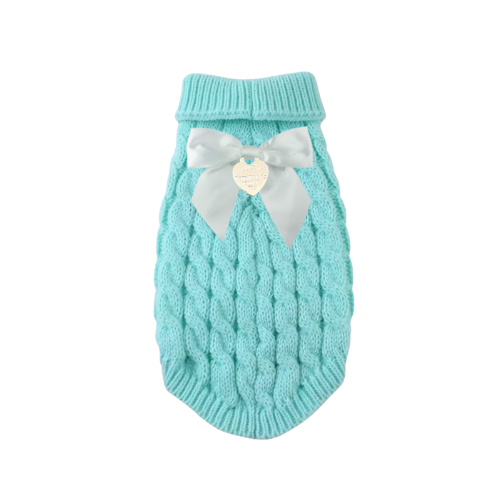 Luxury Cable Knit Dog Sweater