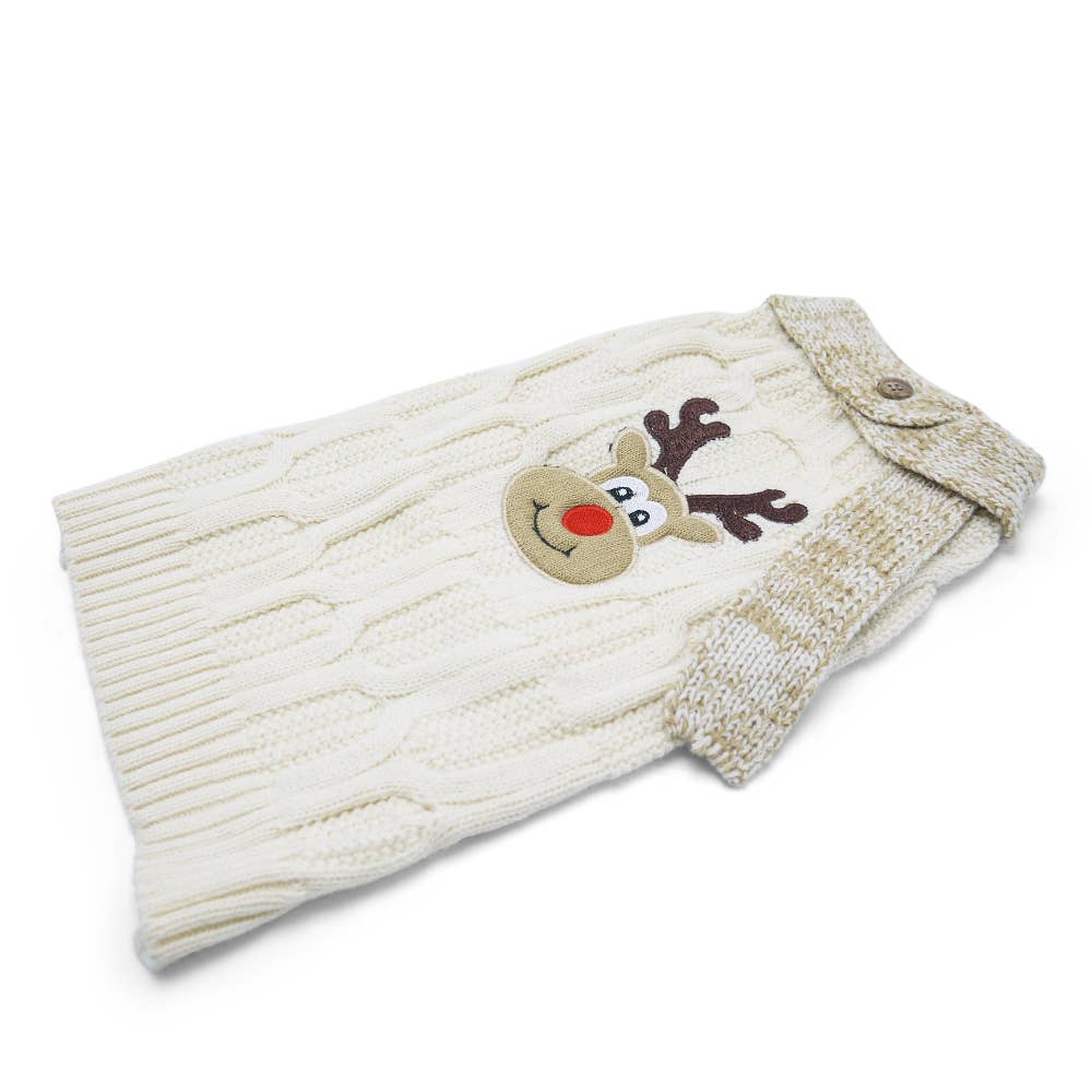 Reindeer Scarf Sweater