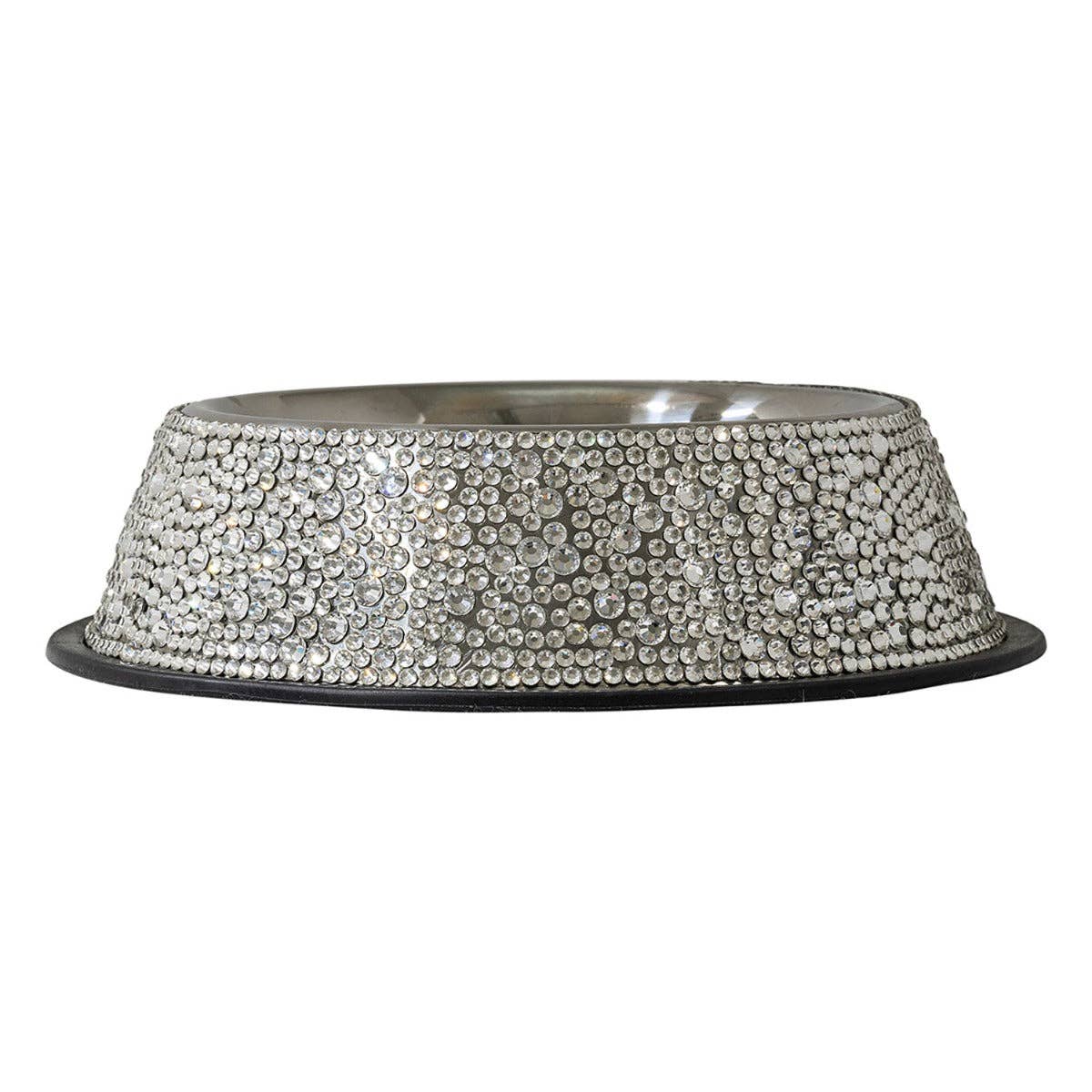 Rhinestone Strass Dog Bowl: Large 20oz