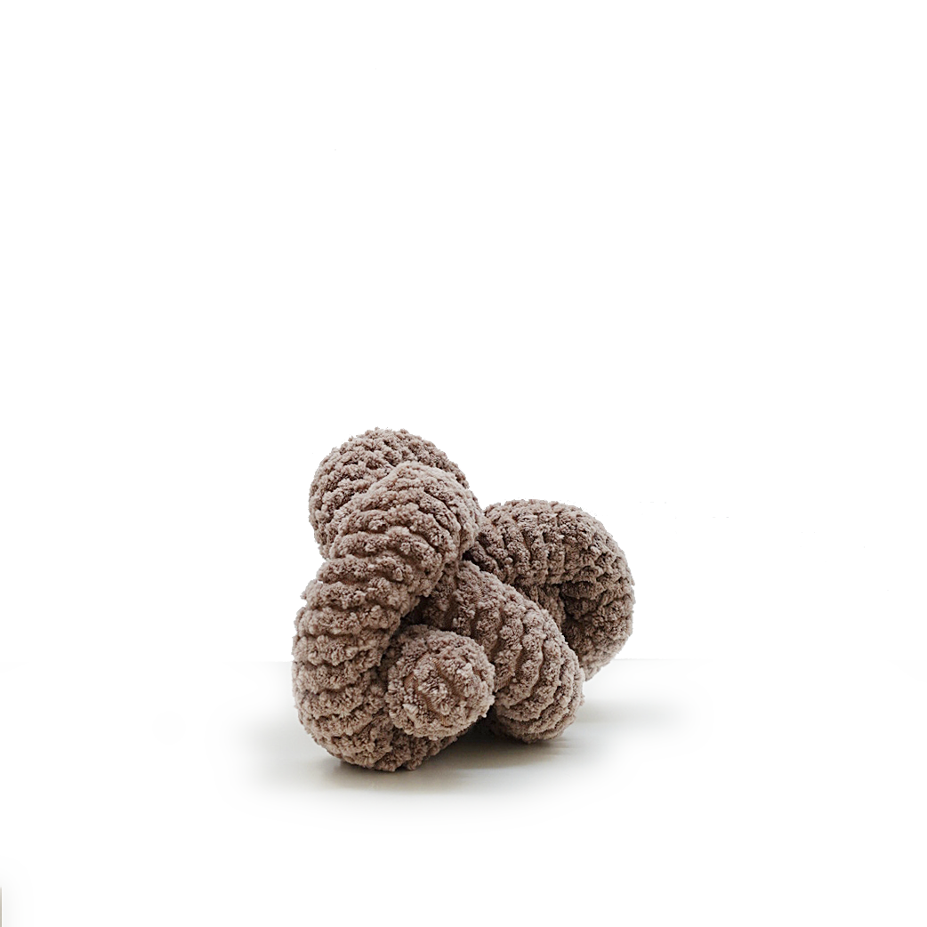 NOU | squeakers//ENRICHMENT DOG TOY: Taupe