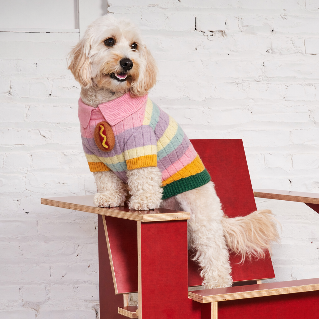 Found My Animal Hotdog 3D Icon Sweater: Large
