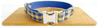 The Walking Dog Set-Blue Yellow Plaid
