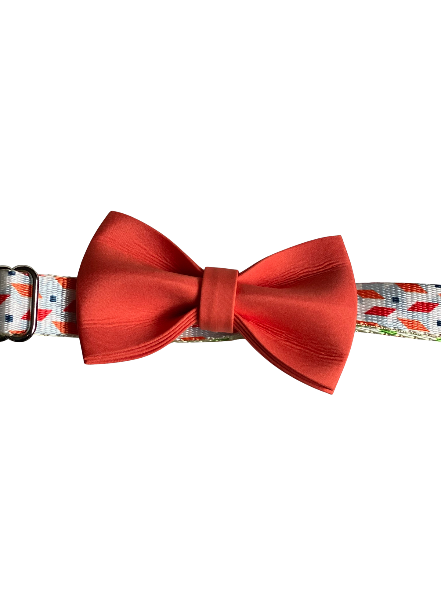White Village Dog Bowtie Set | Limited Edition Holiday