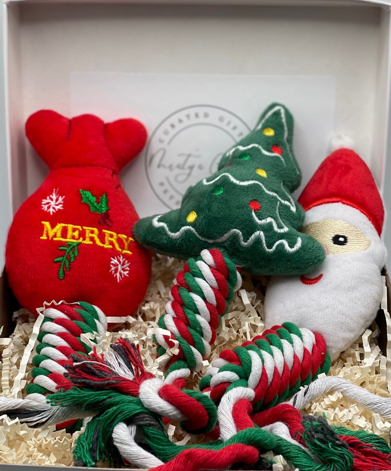 Dog Toy-Christmas Toy Box Trio