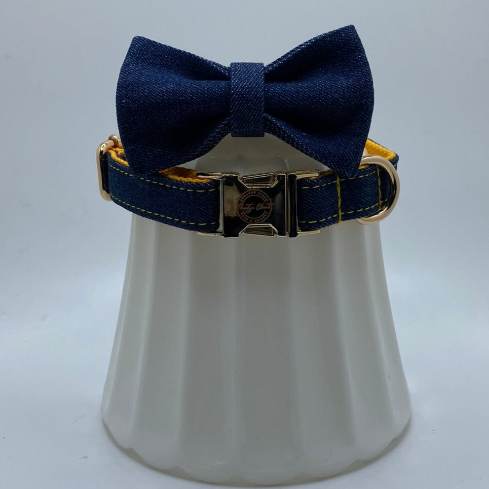 Dog Bowtie & Collar Set-The Yellow Jean