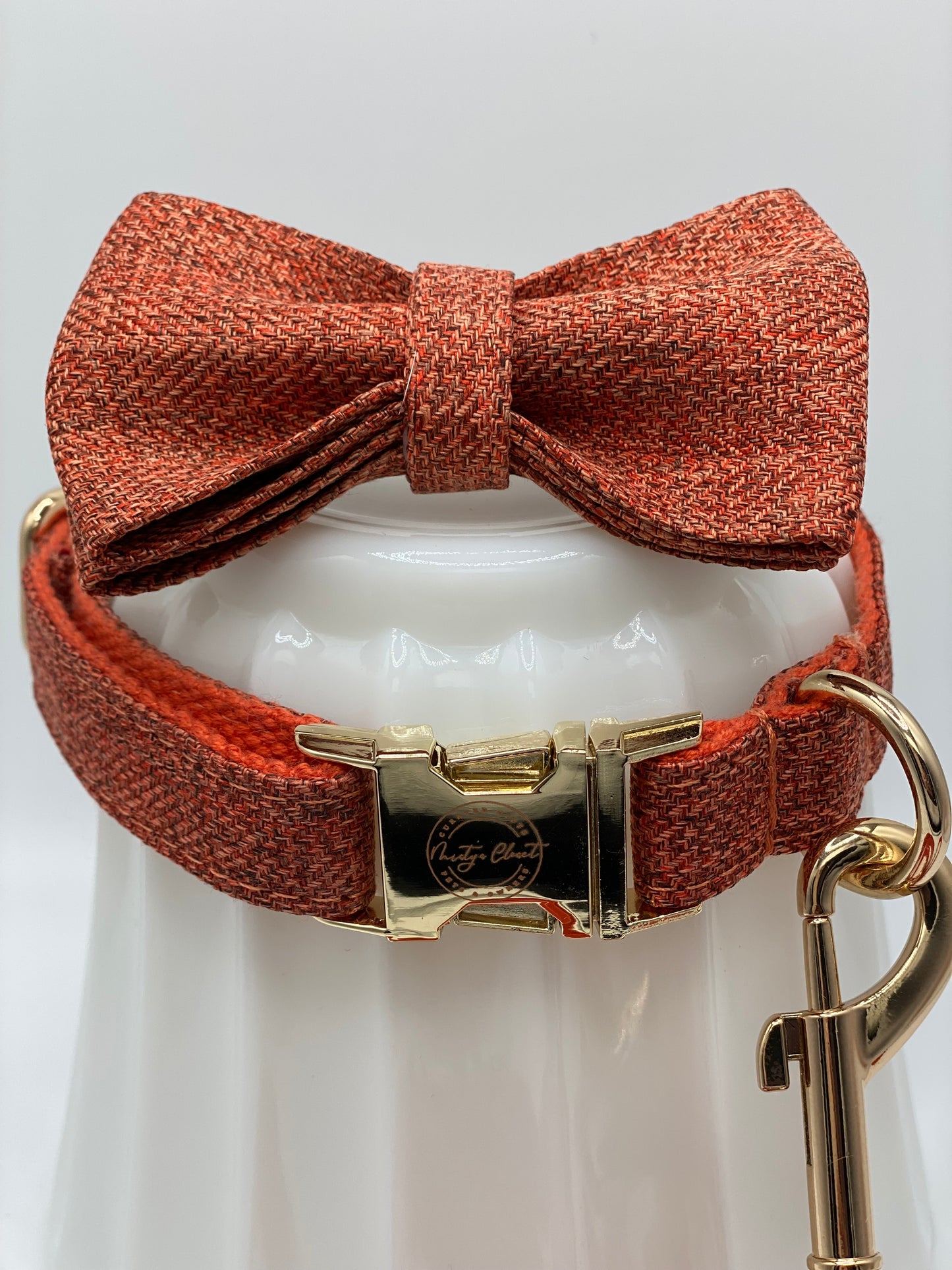 Dog Bowtie & Collar Set-The Orange Suit