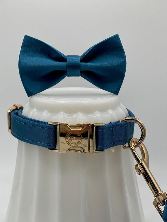 The Sapphire Bowtie & Collar Set