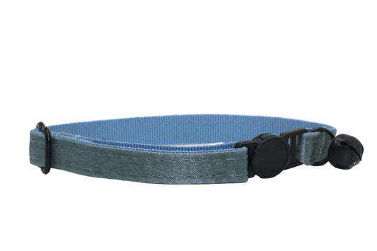 Ice Blue Grey Cat Collar