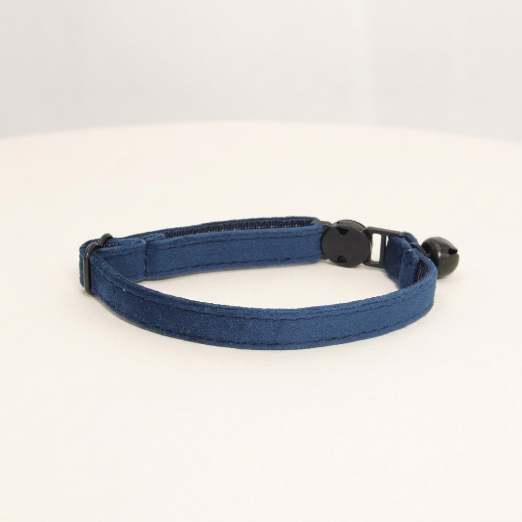 Navy Cat Collar