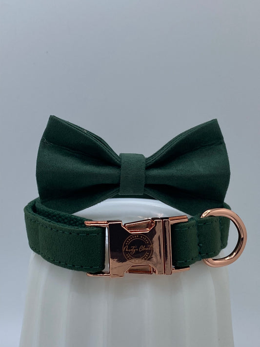 The Green Day Bowtie Collar Set (Rose Gold)