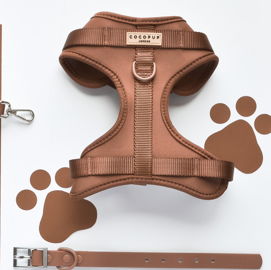 NAKD Adjustable Neck Harness - Brownie: M