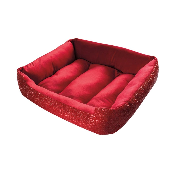 Square Rhinestone Dog Beds: Small 17x21