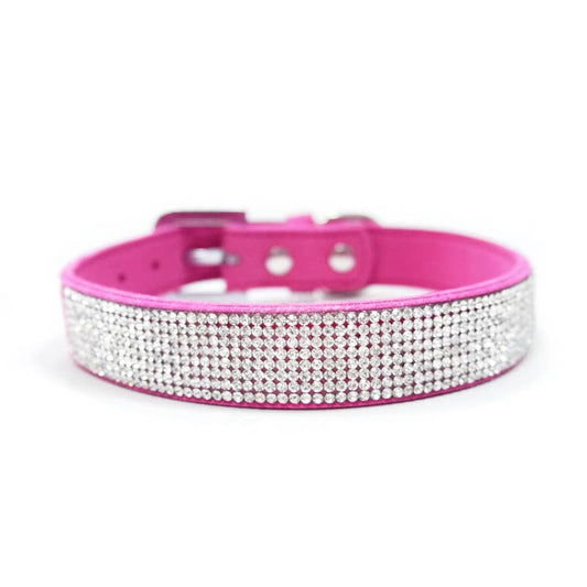 VIP Bling Collar: Fuchsia Pink